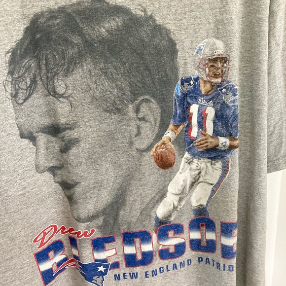Vintage Lee Sport New England Patriots qb Drew Bledsoe shirt - Picture 3 of 7